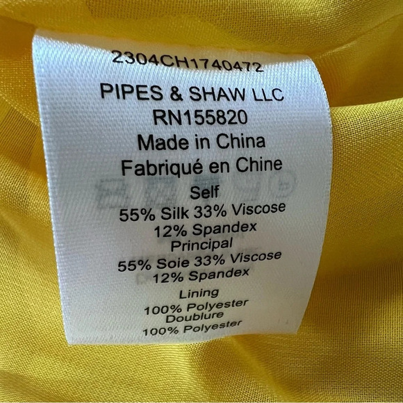 New! Veronica Beard Stewart Charmeuse Top In Bright Sunset 17837 - Picture 7 of 7